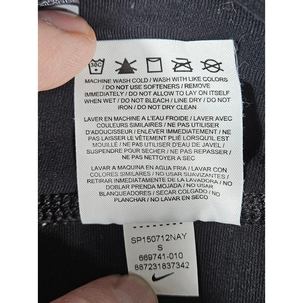 Nike Dri-FIT Womens Black Cropped Leggings‎ Capri Athletic Pants 669741-010 S